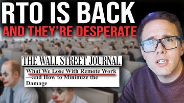 RTO IS BACK AND DESPERATE! (WALLSTREET JOURNAL)