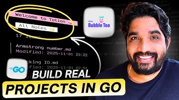 Build a Note Taking App that Runs in Your Terminal using Golang & Bubble Tea | In Hindi | Day 63/100