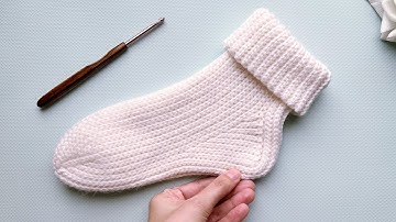 🔥 ALL SIZES! Crochet Anatomically Shaped Socks | A Beginner