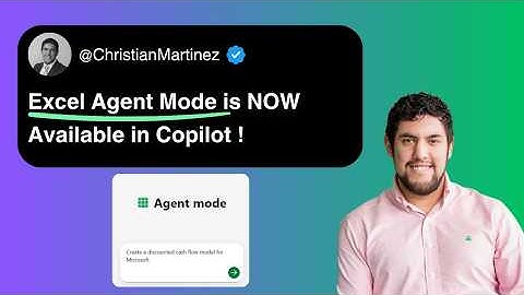 Excel Agent Mode is NOW Available in Copilot ! 3 Powerful Finance Use Cases for this AI Tool