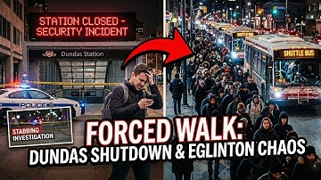 Dundas Station Shutdown & Eglinton Station Chaos | Toronto Transit Walk