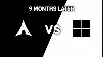 Arch Linux after 9 months of using (I used windows before)