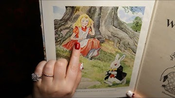 ASMR Old Book Page Flipping, Tracing, Tapping 📖 Whispering