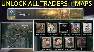 HOW to get ALL Traders and Maps in Tarkov 1.0 - Tarkov 1.0