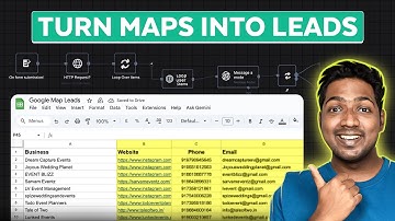 How I Extracted 100+ Leads from Google Maps Using AI Agent | n8n Workflow