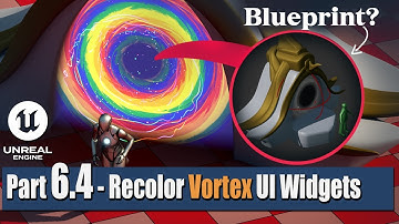 Create a Portal in UE5 | Recolor Vortex UI Widget | Unreal and Blender Tutorial Series Part 6.4