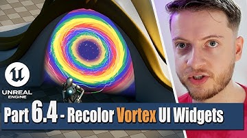 Create a Portal in UE5 | Recolor Vortex UI Widget | Unreal and Blender Tutorial Series Part 6.4