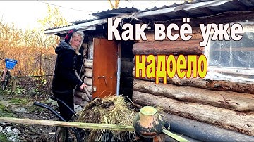 Непросто жить в деревне одной |  Вся мужская работа на мне