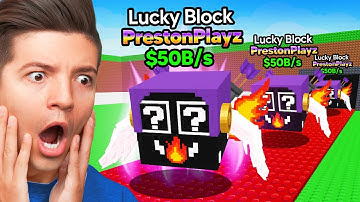 I Made my OWN LUCKY BLOCK in Steal a Brainrot