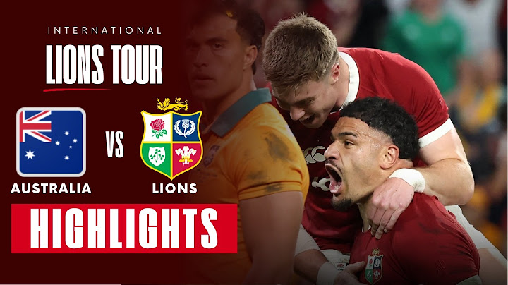 Australia vs Lions HIGHLIGHTS - 1st Test | British & Irish Lions Tour 2025 Highlights