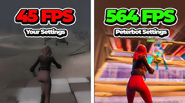 포트나이트 챕터 6 시즌 5에서 최대 FPS 및 입력 지연 0을 위한 Peterbot의 업데이트된 설정! 😱 (2025)