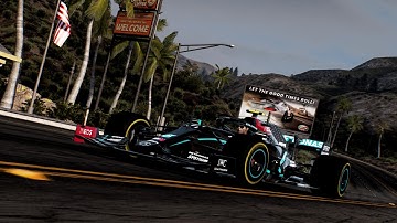 Driving an F1 car in Hot Pursuit