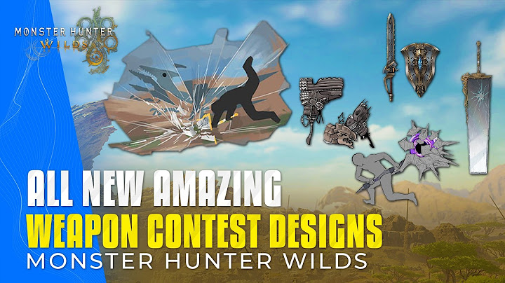 Monster Hunter Wilds All NEW & INSANE Weapon Contest Designs Revealed!