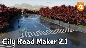 Blender Road Generator Update: City Road Maker 2.1 Is Here!