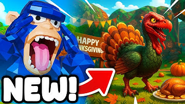 NEW TURKEY DINO + THANKSGIVING UPDATE in UG VR!