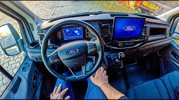NEW Ford Transit Jumbo 2026 (2.0 RWD130 hp) | POV Test Drive #2603 | Joe Black