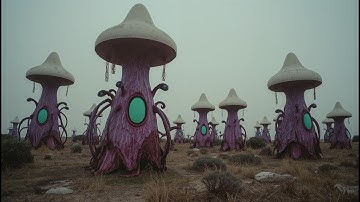 Psychedelic Trip in Alien Planet : Surreal AI short video Space Universe | Visual Journey Dreamscape