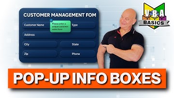 STOP Using Message Boxes — Use These Pop-Up Tips Instead!