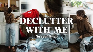 Decluttering My ENTIRE House (In An Afternoon) 📦| *Very Satisfying*