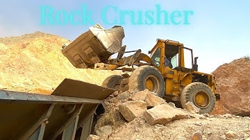 Unstoppable Rock Crusher Machine | Crushing Giant Stones Like Nothing! #rockcrusher #asmrvideo