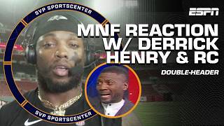 MONDAY NIGHT FOOTBALL FULL REACTION 🔥 Derrick Henry calls Lamar Jackson the G.O.A.T 🗣️ | SC with SVP