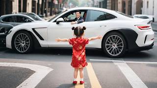 The cute kid stopped the car and called him dad, and the boss realized that he had become a father