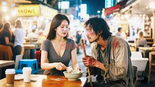 Female student put 200 yuan into poor beggar's bowl, didn't expect him to be the richest,change life