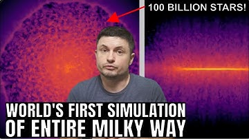 First Ever Milky Way Simulation With 100 Billion Stars