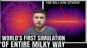 First Ever Milky Way Simulation With 100 Billion Stars