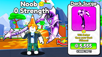 Starting Over as NOOB with Strongest Pickaxe In Roblox Pickaxe Simulator!