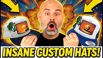 Create Custom HAT PATCHES Using SUBLIMATION and EMBROIDERY