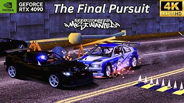 NFS Most Wanted 2005 in 2025 🔥 | Epic Final Police Chase in 4K RTX 4090