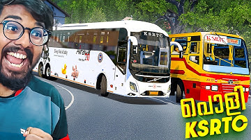 Volvo 9600 Karnataka vs Tata Kerala KSRTC | Ultimate Bus Battle (ETS2)