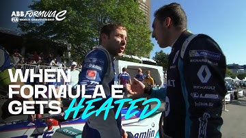 When Formula E gets HEATED - The CRAZIEST Driver Scuffles! | Formula E