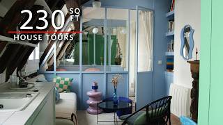 Paris Studio Apartment Tour | 237 Sq Ft of Smart Design & Hidden Storage