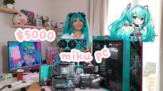 I built a Hatsune Miku themed PC! | full tutorial using ASUS ROG x MIKU collab RTX 5080 🩷💙
