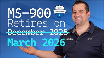 Good News: Microsoft Extends MS-900 Retirement to March 2026
