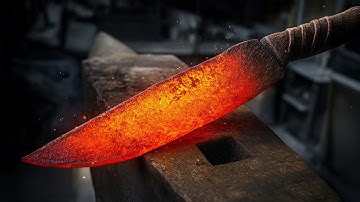 From Rebar to Damascus: Three Knives, One Forge