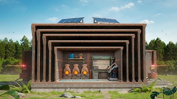 Mutli Stacked Glitch Base vs 20 Man Clan in Rust