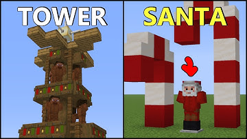 Minecraft: 15+ Winter Build Hacks! [2025]