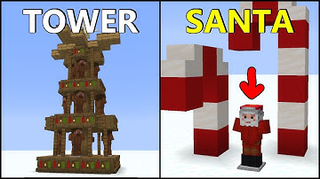 Minecraft: 15+ Winter Build Hacks!