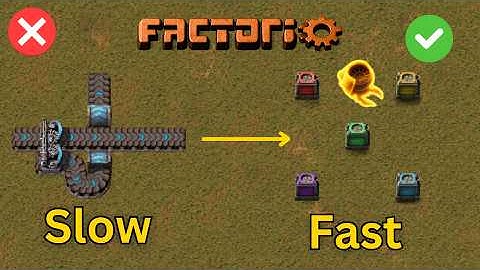 Ultimate Factorio production: Belts vs. Robots