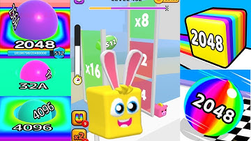2048 Special | Ball Run 2048 vs Happy Cubes 2048 – Ultimate Merge Battle 💥🔥