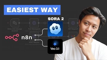 EASIEST Way to Automate AI Video Creation with n8n for beginners (Sora 2 and Veo 3.1)