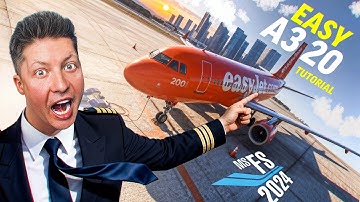 MSFS 2024 Fenix A320 Full Tutorial | EASY Airbus A320 GUIDE | Cold & Dark to Landing!