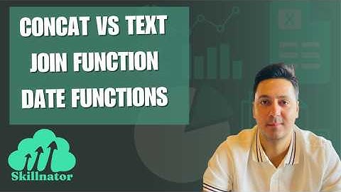 Master Excel Text & Date Functions | CONCAT, TEXTJOIN, TODAY, YEAR