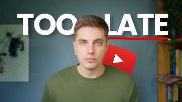 Is it TOO LATE to become a YouTuber?