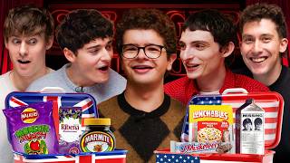 UK vs US School Lunches! ft. Stranger Things Cast