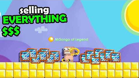 selling everything | Growtopia