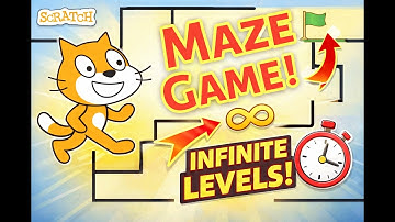 Make a Scratch Maze Game 🎮 Infinite Levels & Timer!